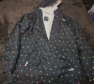 The North Face Kids Multicolor Polka Dot Raincoat